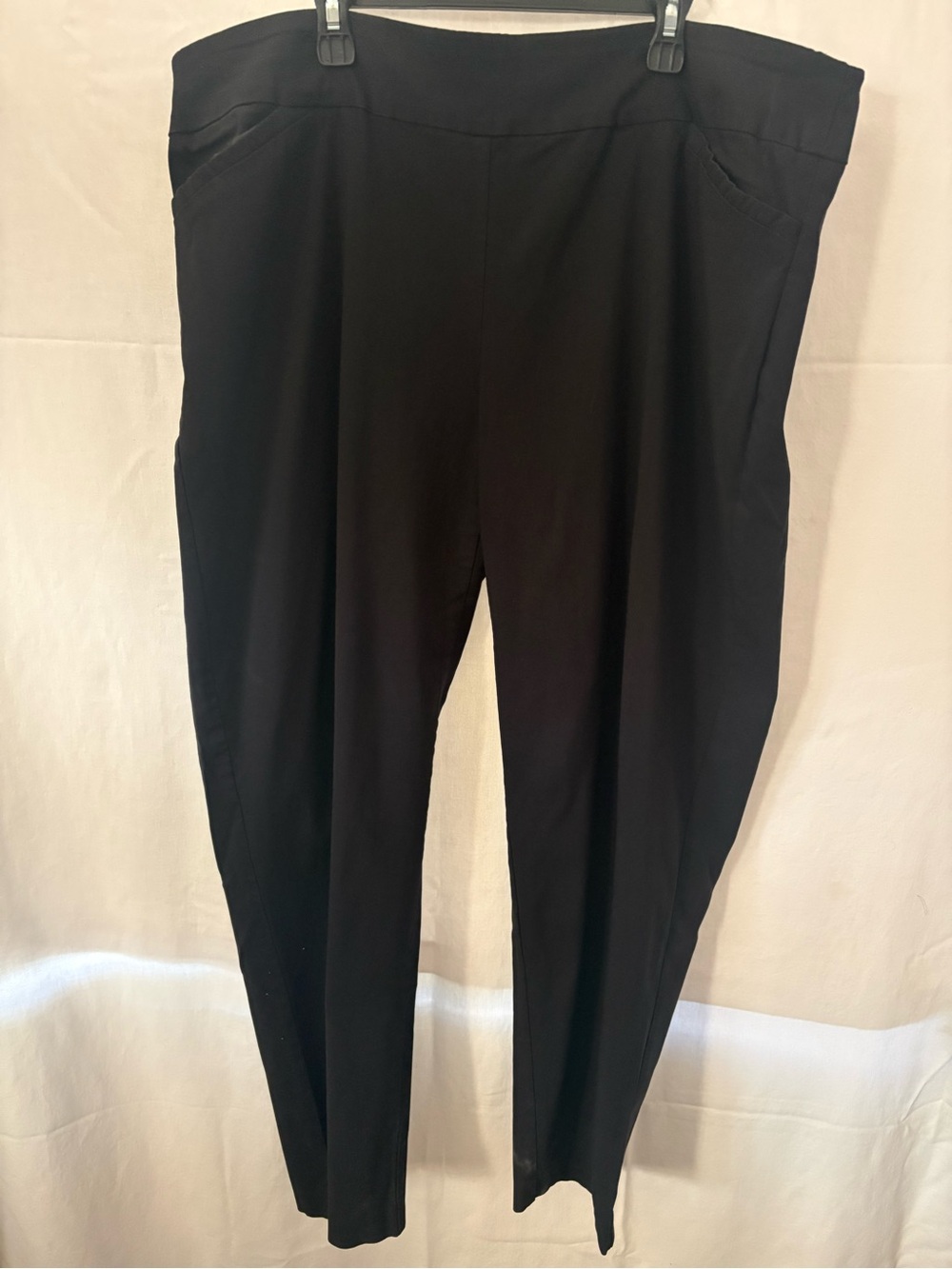 Terra & Sky Black Men’s Stretch Tapered Pants